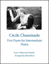 Cecile Chaminade 5 Duets for Intermediate Flutes P.O.D. cover